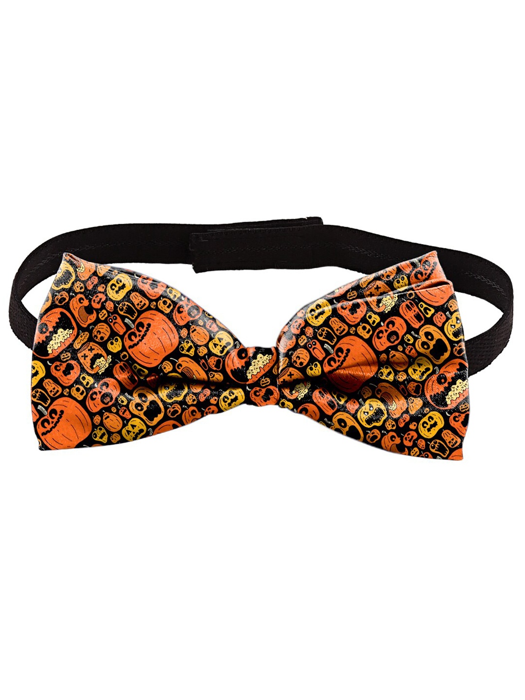 

Blacksmith Men Yellow Printed Hair Ties, Black
