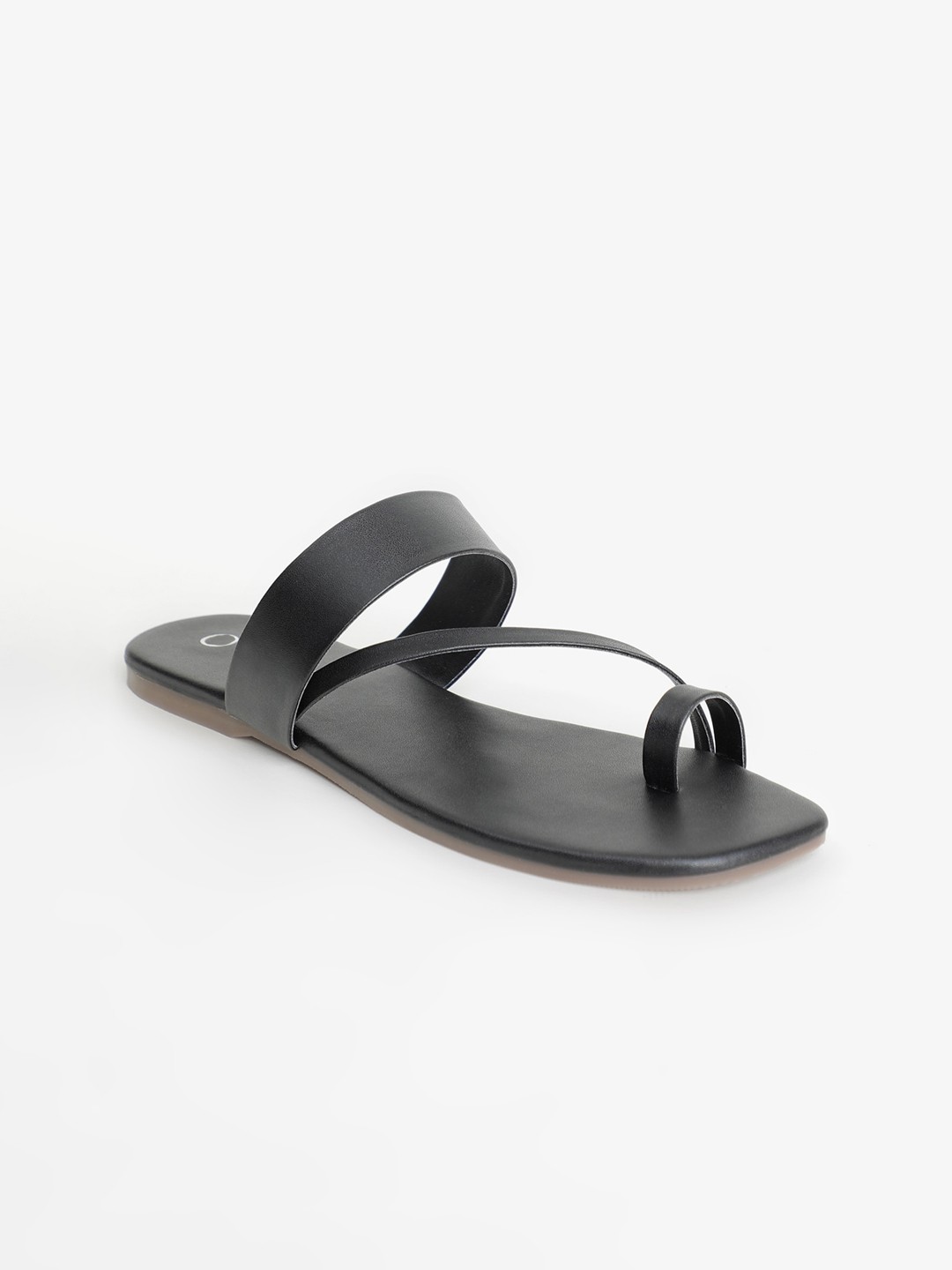

Vishudh Women Black One Toe Flats