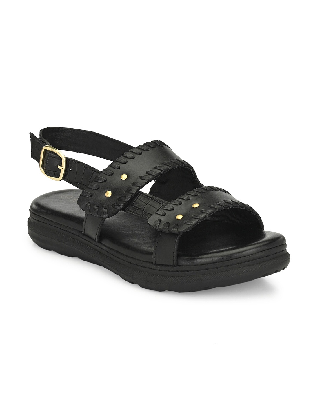

Delize Womens Black Open Toe Flats