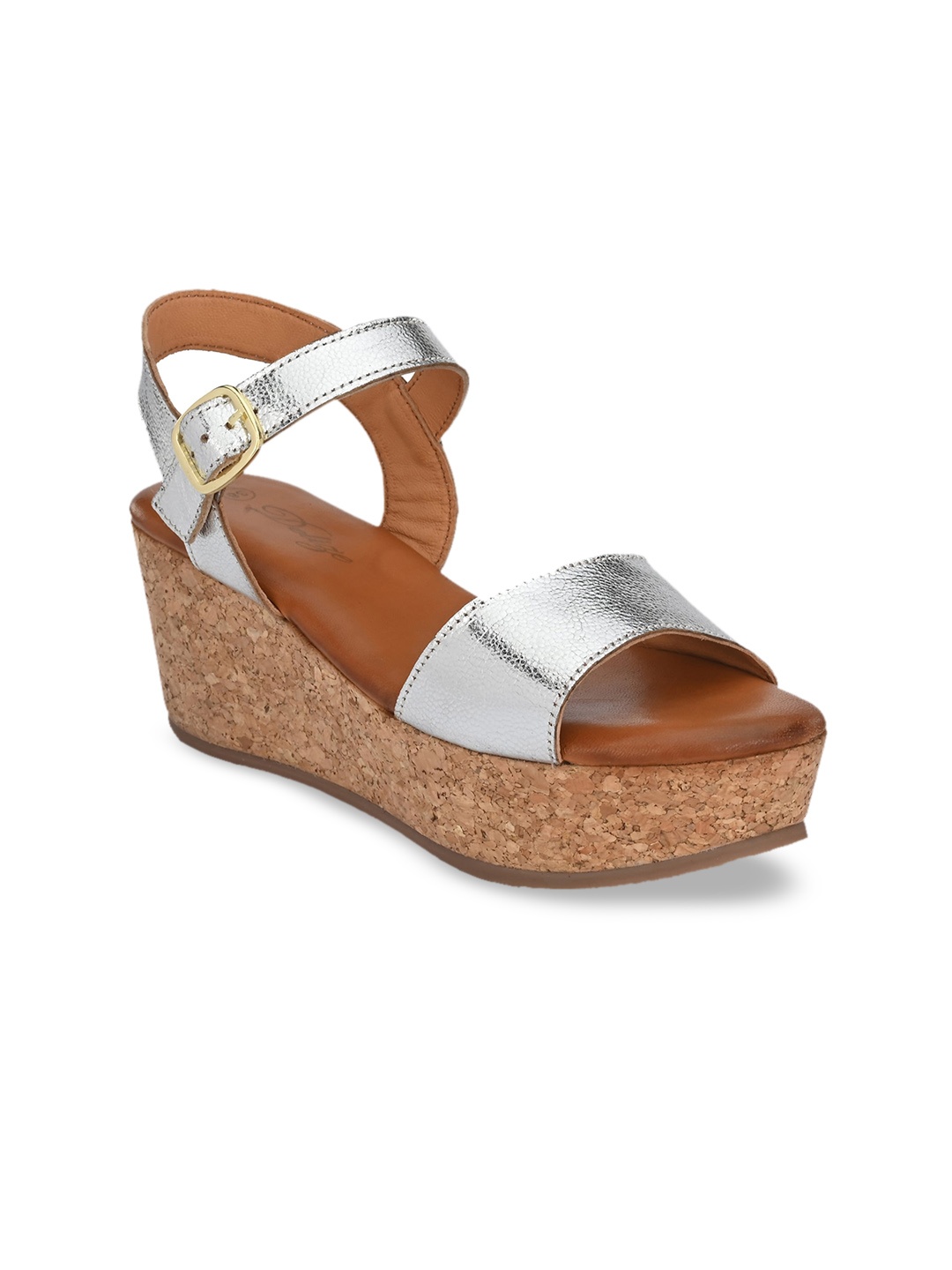 

Delize Women Silver-Toned Solid Wedges
