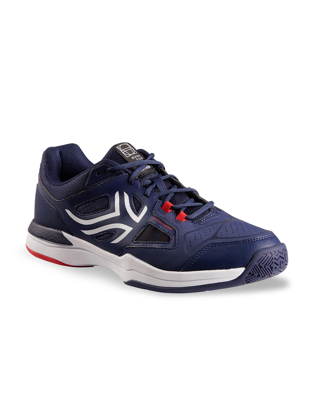 

Artengo By Decathlon Men Navy Blue & White Multi-Court Tennis Shoes