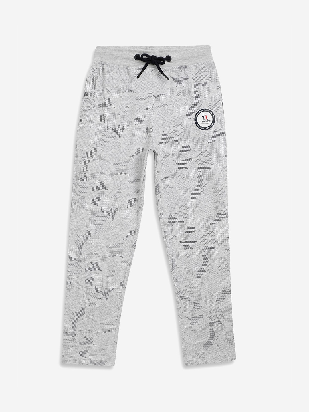 

Octave Boys Grey Camouflage Printed Cotton Track Pants