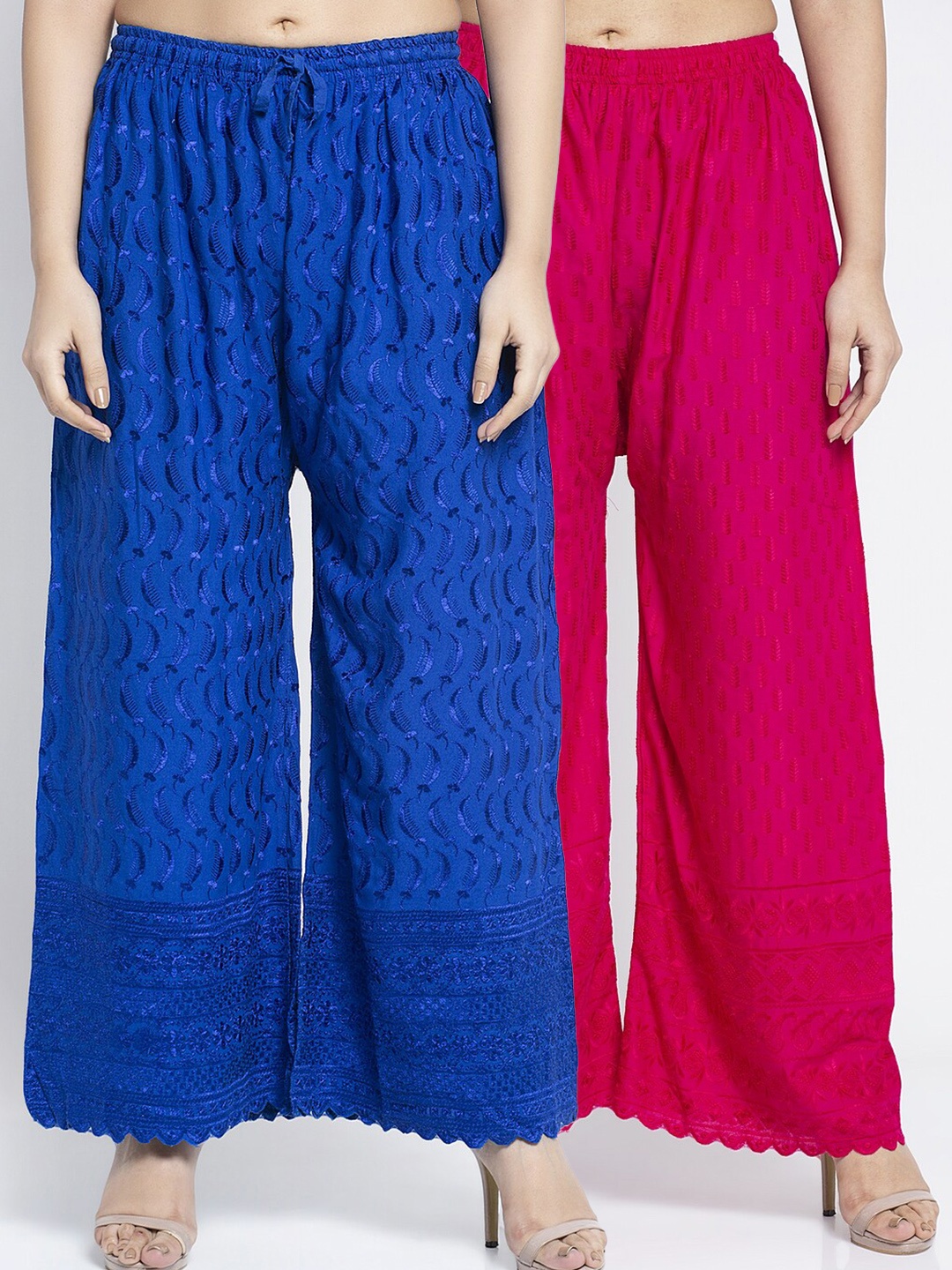 

GRACIT Women Blue Printed
