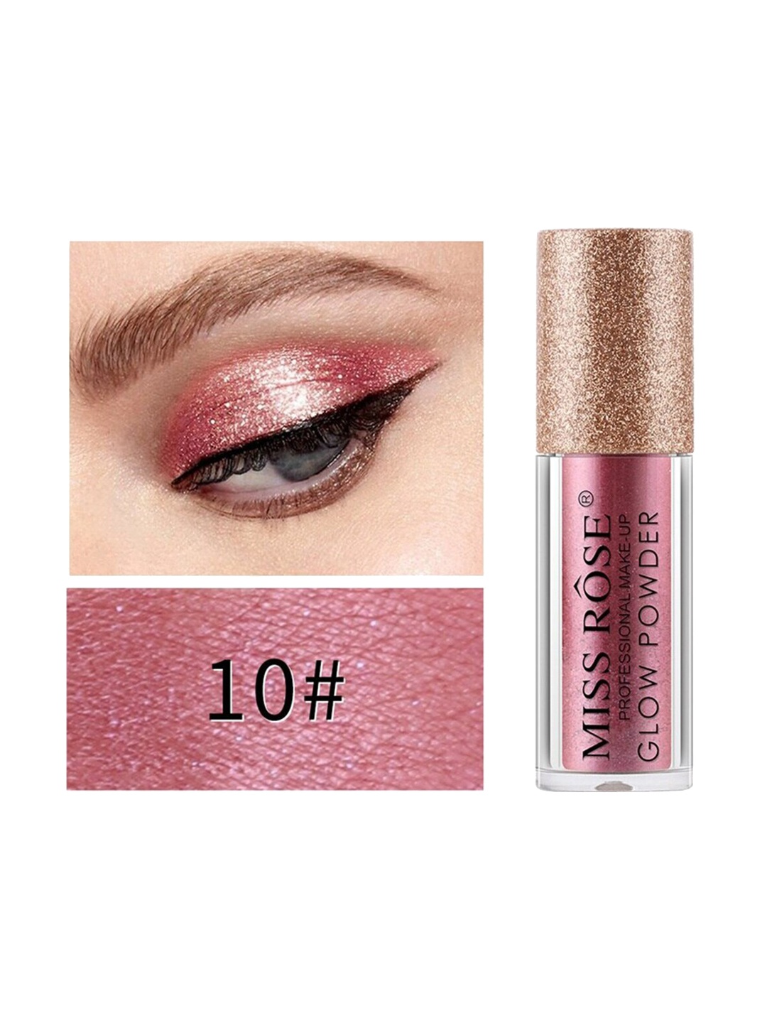 MISS ROSE Glitter Glow Powder 10 - 3.4 g, Multi