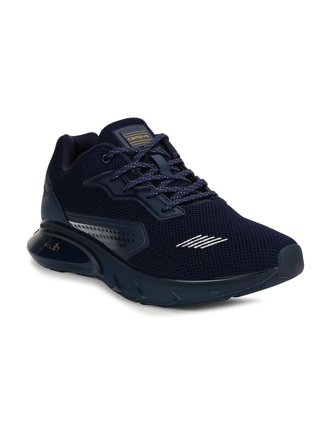 

Campus Men Navy Blue Mesh Road Running Shoes