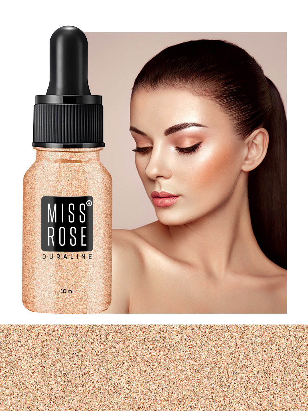 

MISS ROSE Duraline Glow Liquid Highlighter 7003-010Z 05 - 10ml, Orange