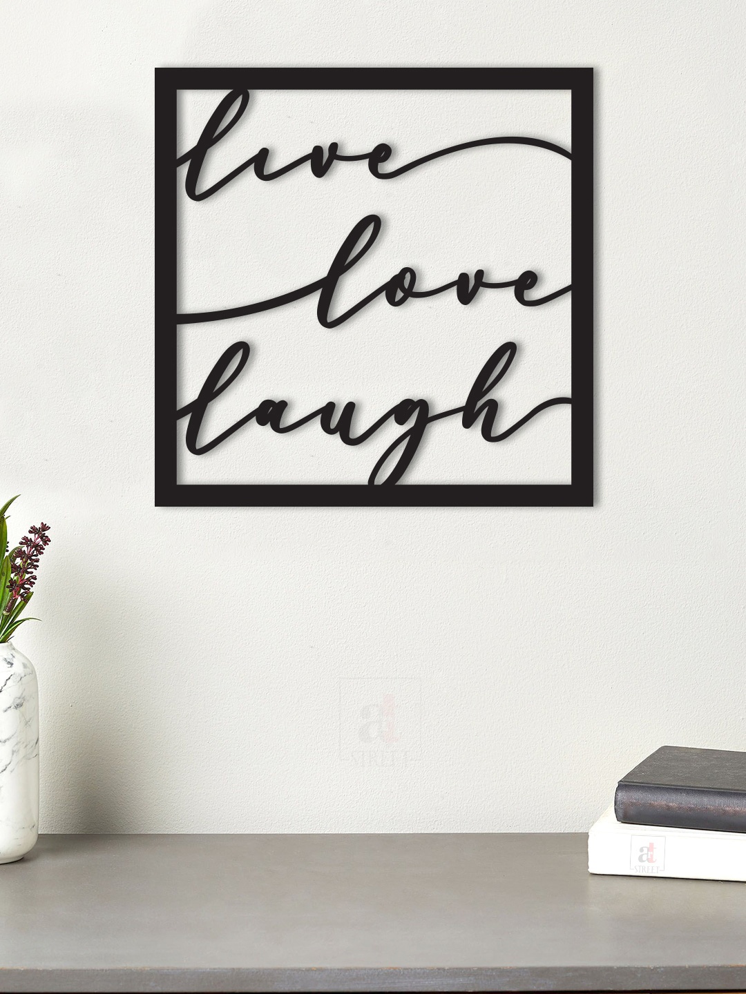 

Art Street Black Live Love Laugh Wall Decor