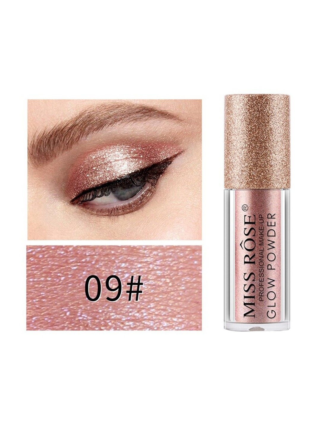 

MISS ROSE Glitter Glow Powder 09 - 3.4 g, Multi