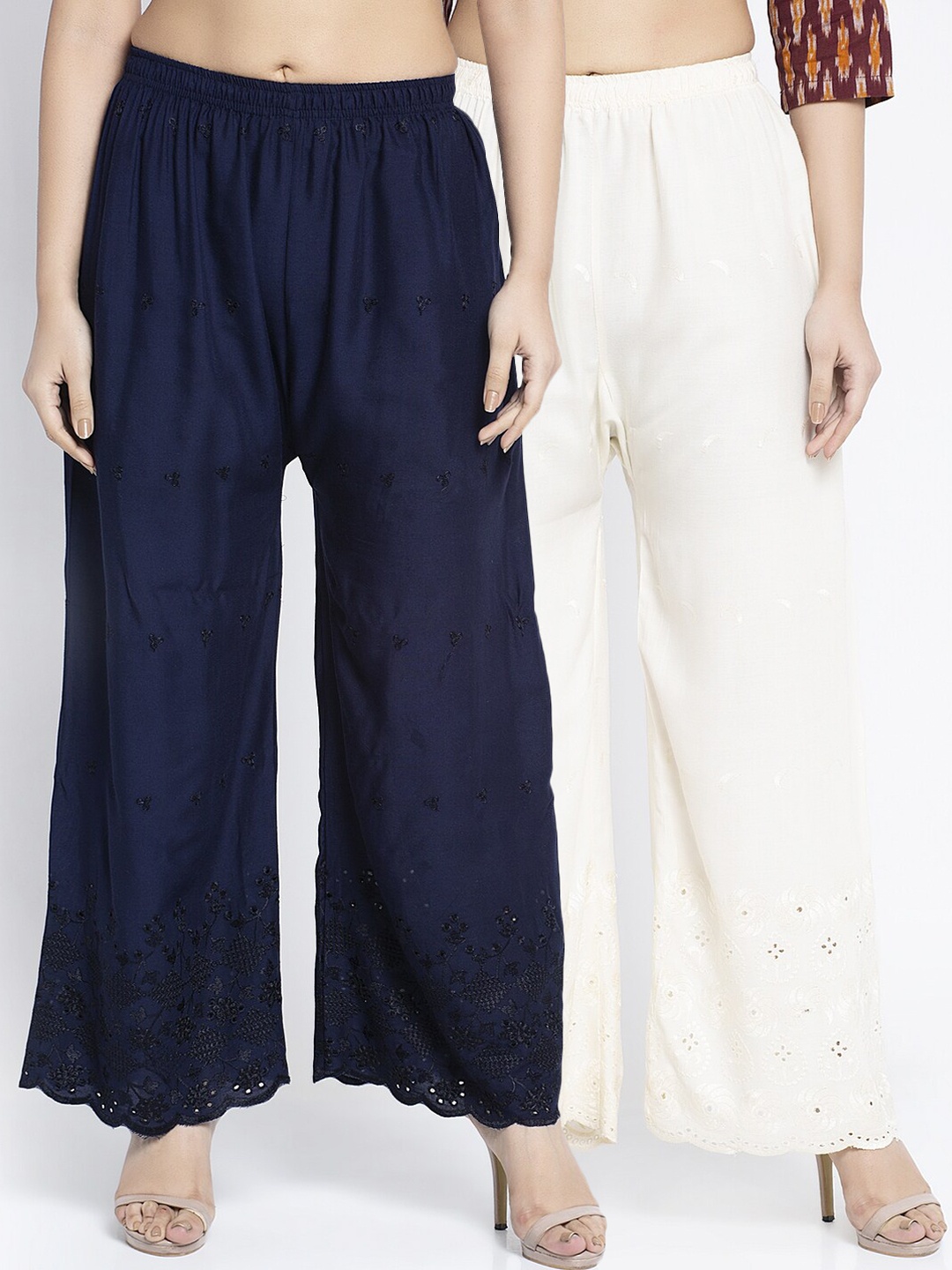 

GRACIT Women Navy Blue Printed