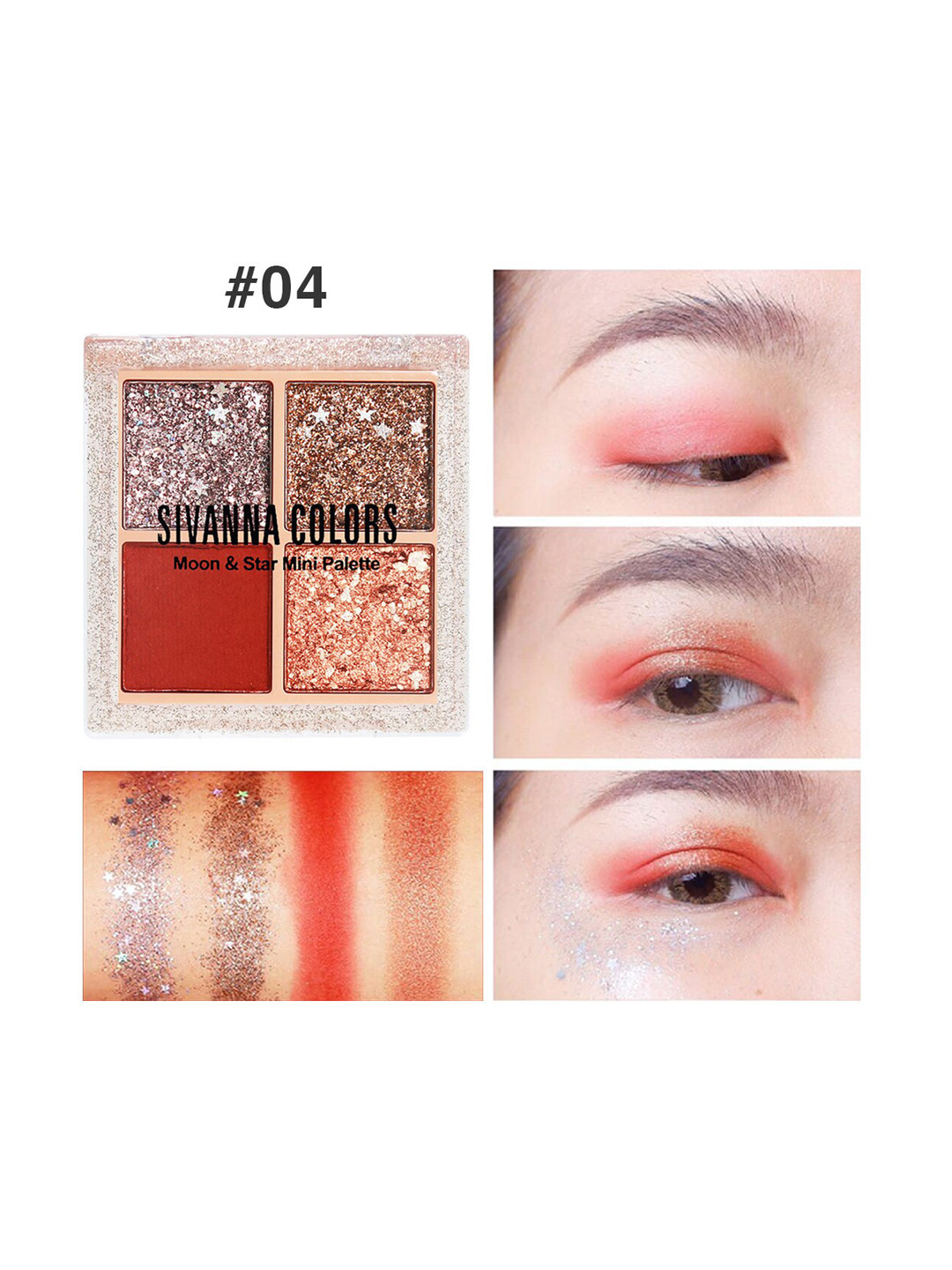 

Sivanna Colors Moon & Star Mini Palette 04 - 20 g, Multi