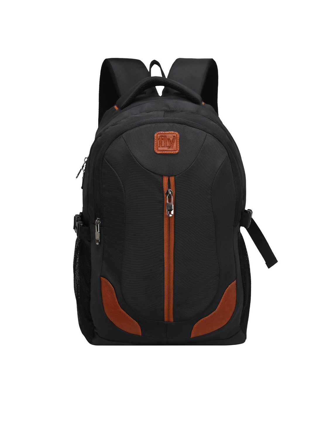 

Leather World Unisex Black Solid Backpack