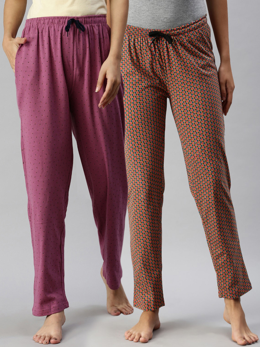 

Kryptic Pack of 2 Printed Cotton Pyjamas, Mustard