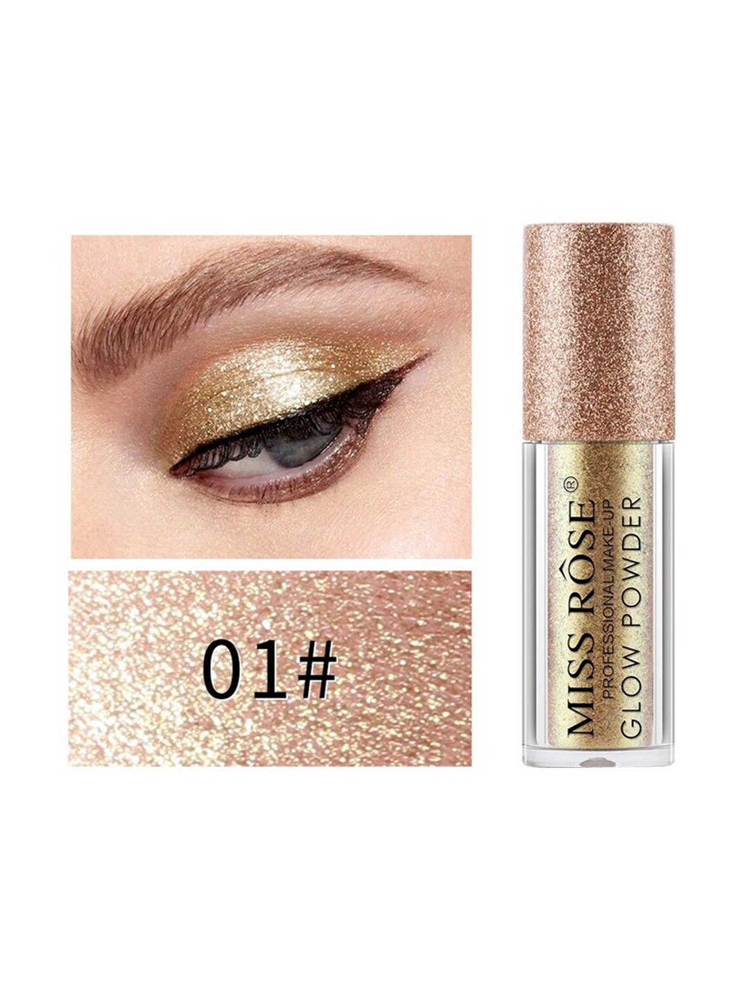 

MISS ROSE Glitter Glow Powder 01 - 3.4 g, Multi