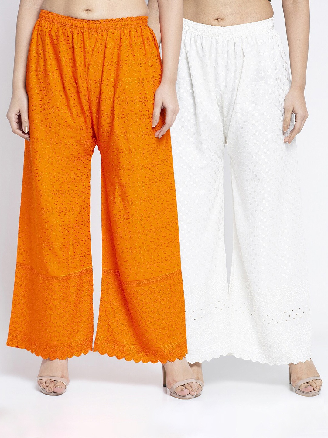 

GRACIT Women Orange Printed