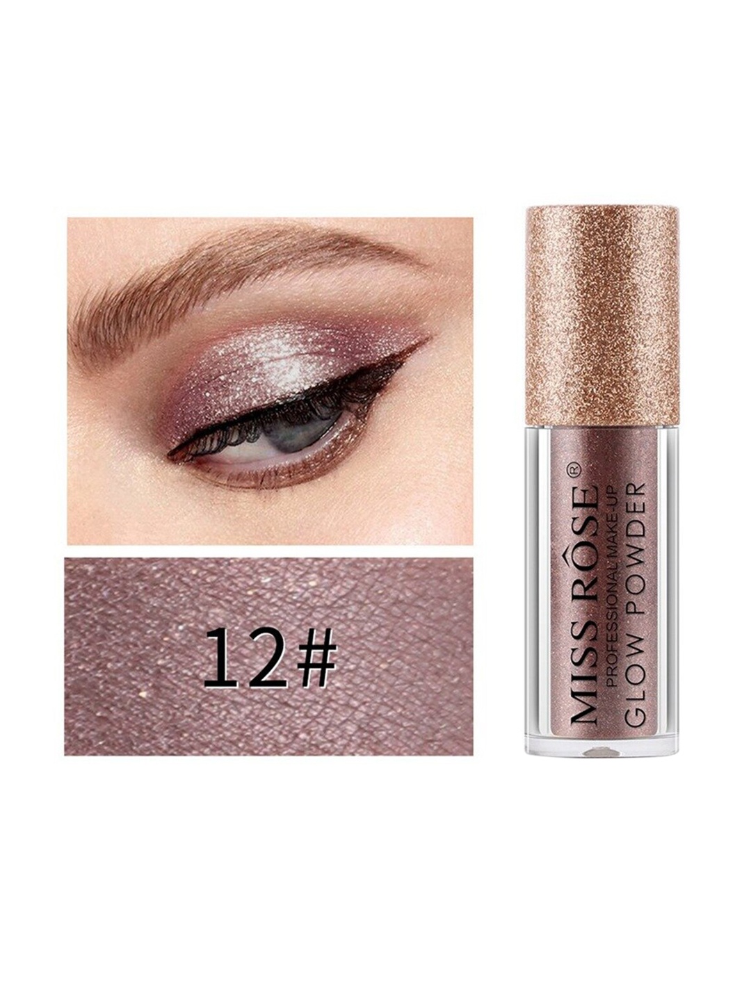 

MISS ROSE Glitter Glow Powder 12 - 3.4 g, Multi