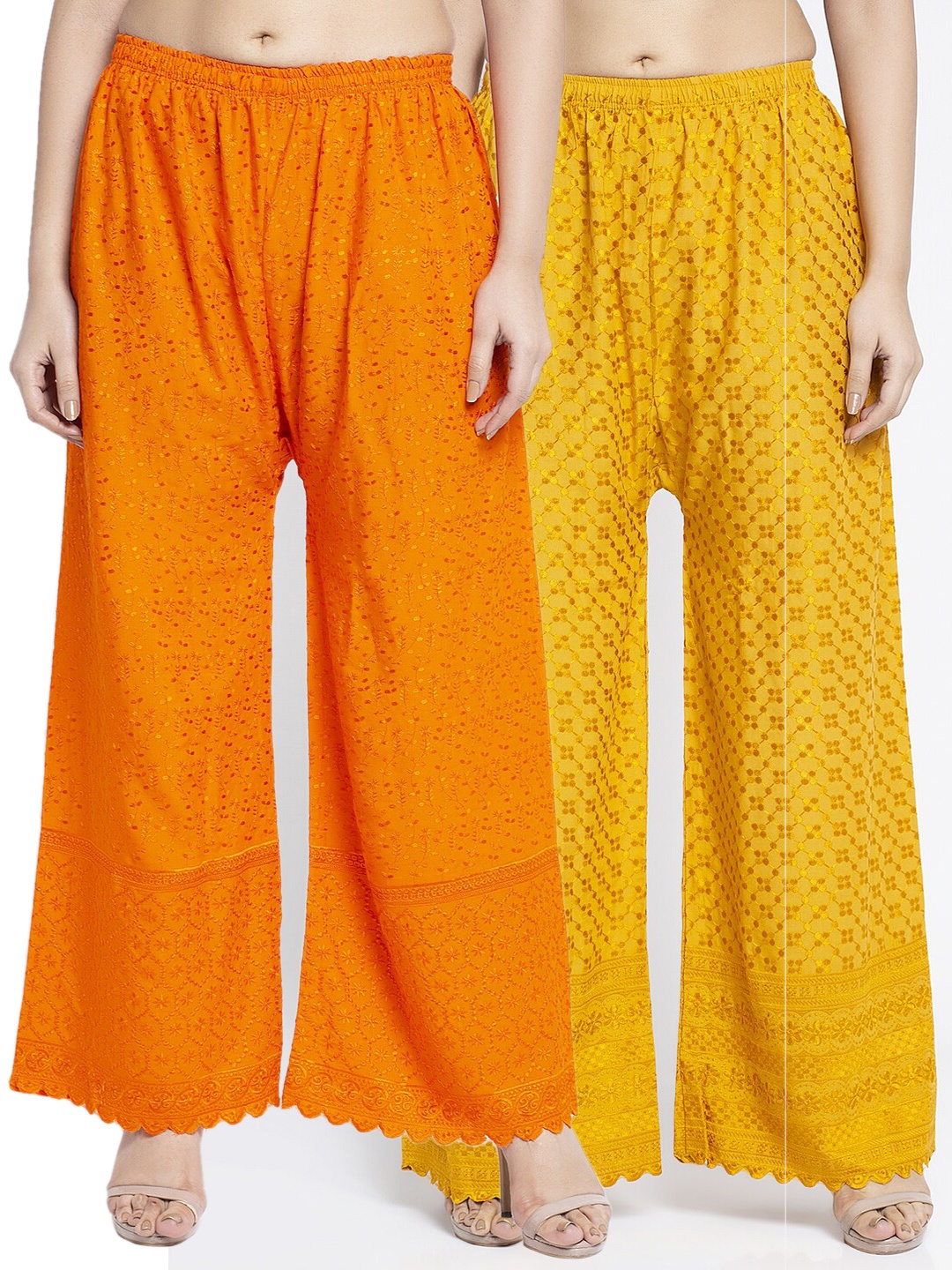 

GRACIT Women Orange Printed