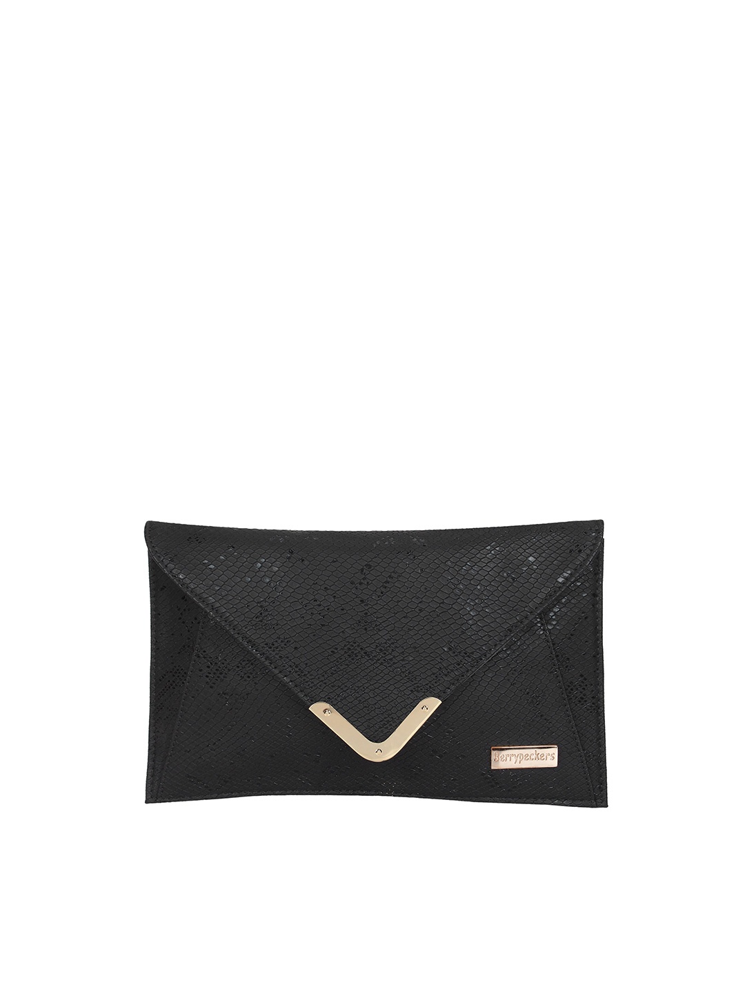 

Berrypeckers Black Textured Purse
