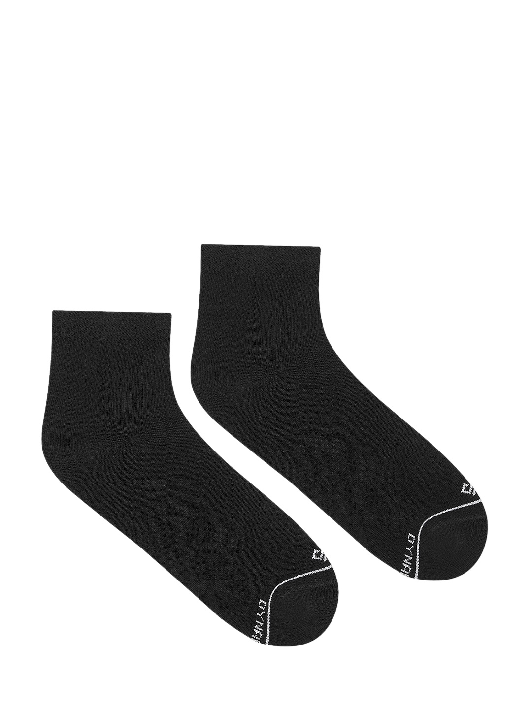 Dynamocks Women Black Solid Ankle-Length Socks