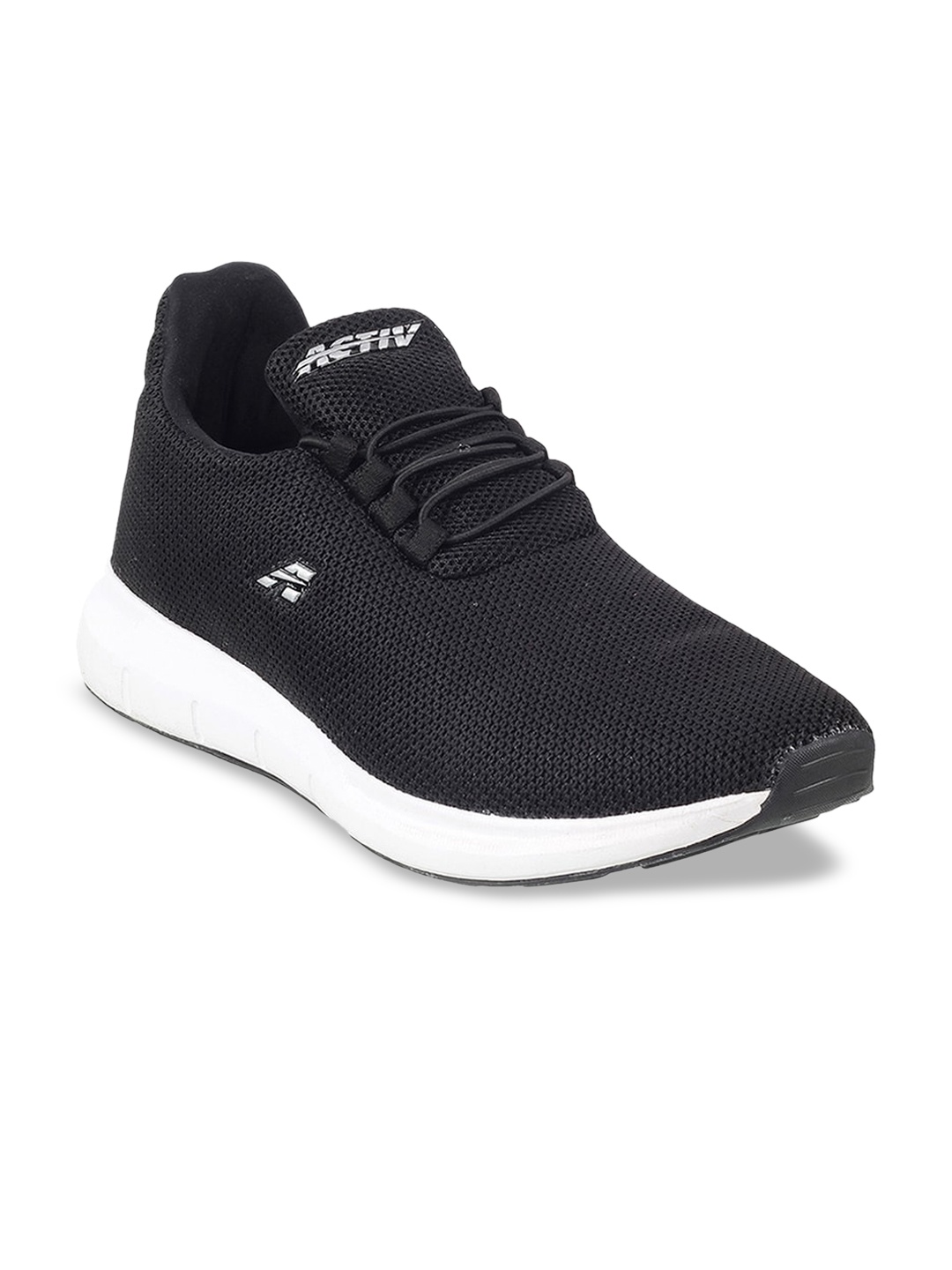 WALKWAY by Metro Men Black Woven Design Sneakers