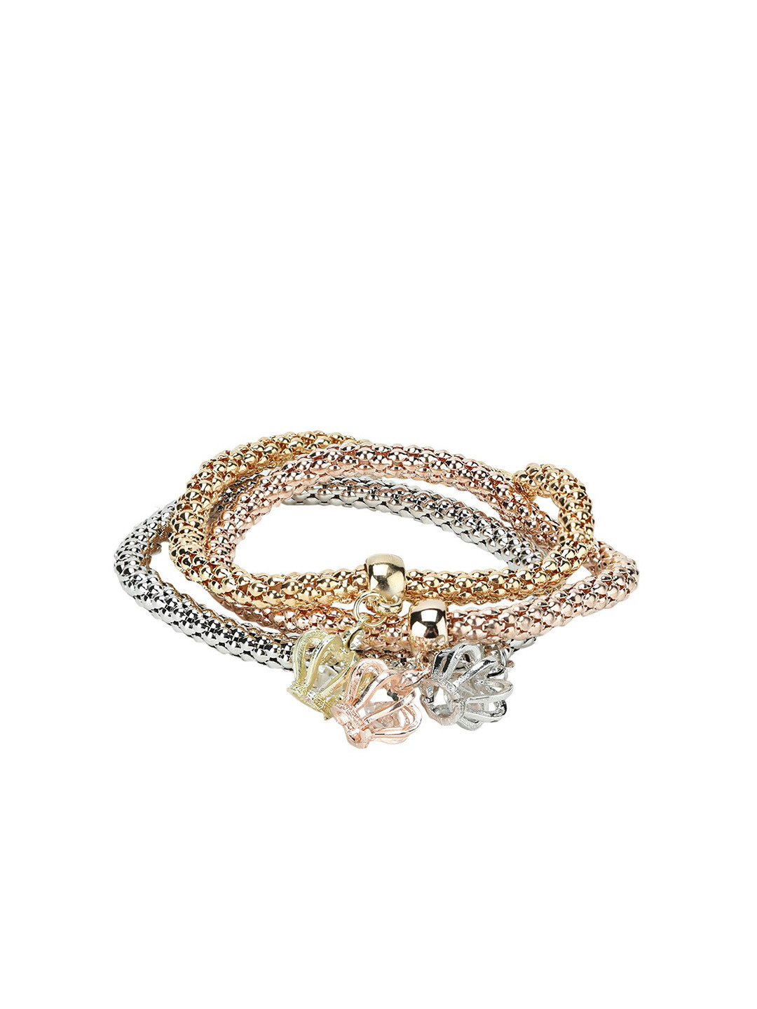 

Kazo Women Gold-Toned Brass Charm Bracelet