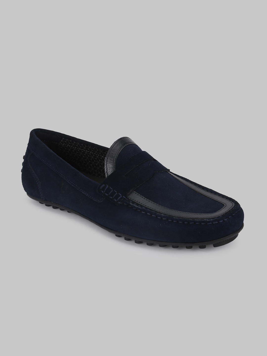

V8 by Ruosh Men Navy Blue Solid Loafers