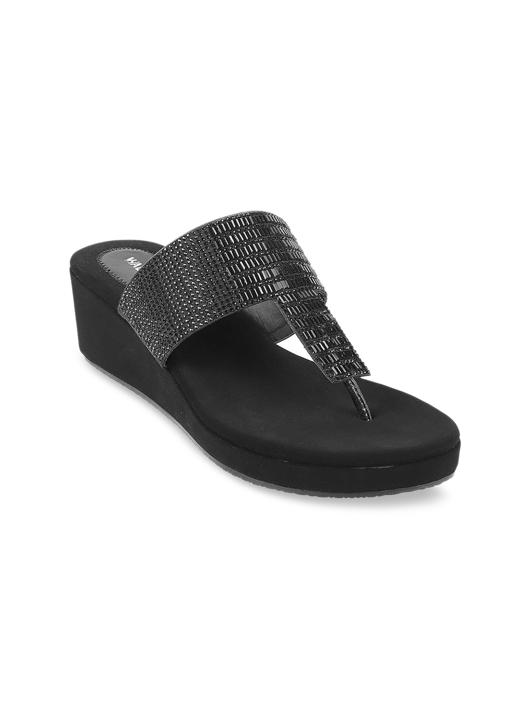 

WALKWAY by Metro Women Black Embellished Heels