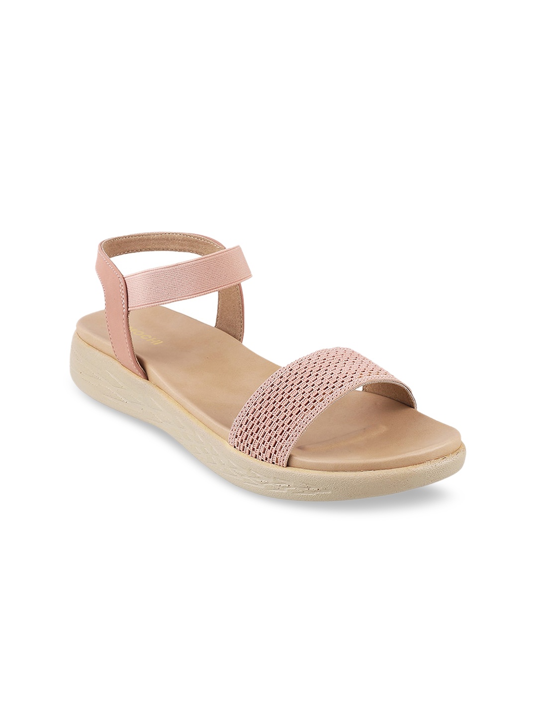 

Mochi Women Peach-Coloured Open Toe Flats