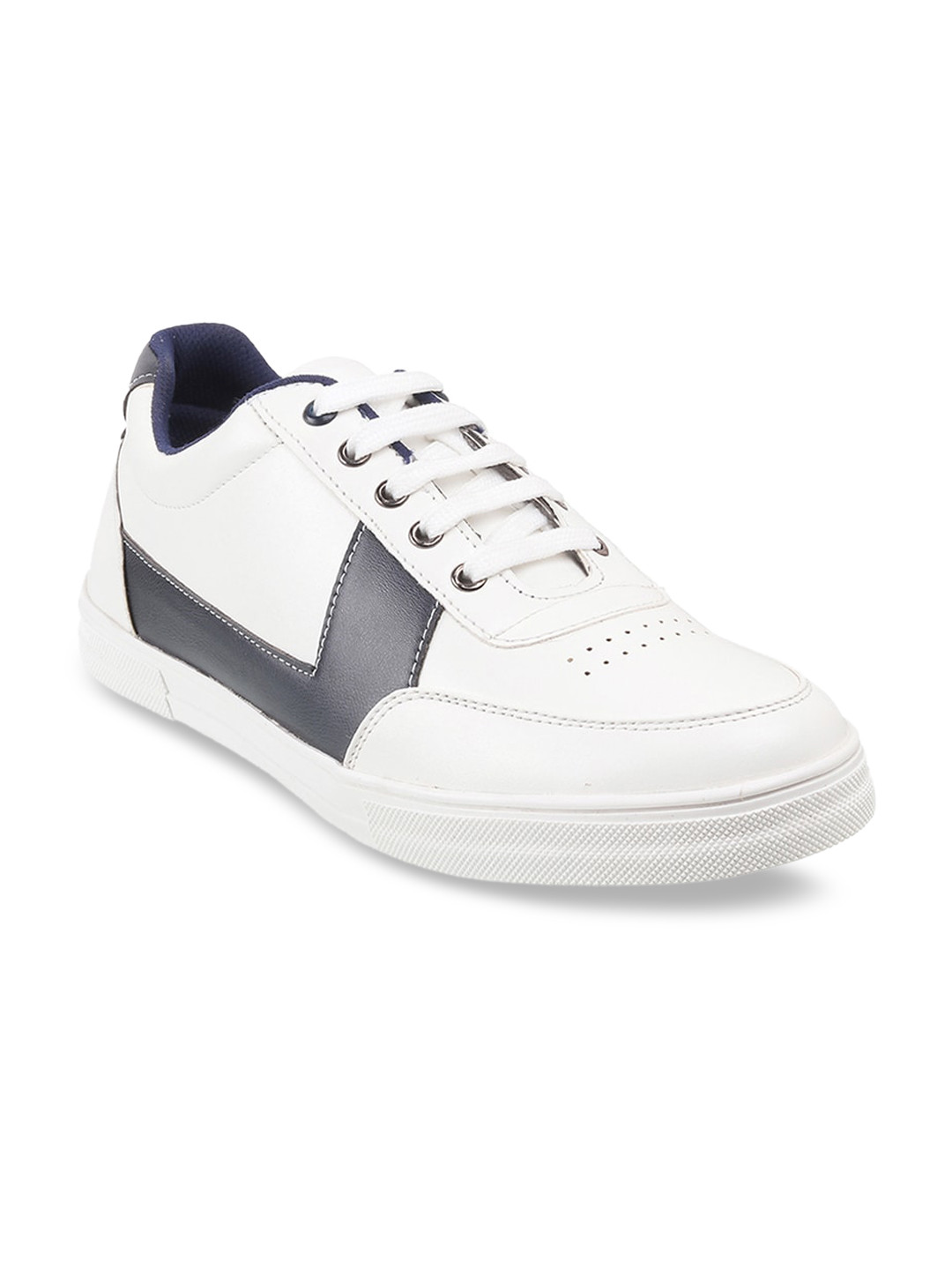 

WALKWAY by Metro Men White & Grey Colourblocked Sneakers