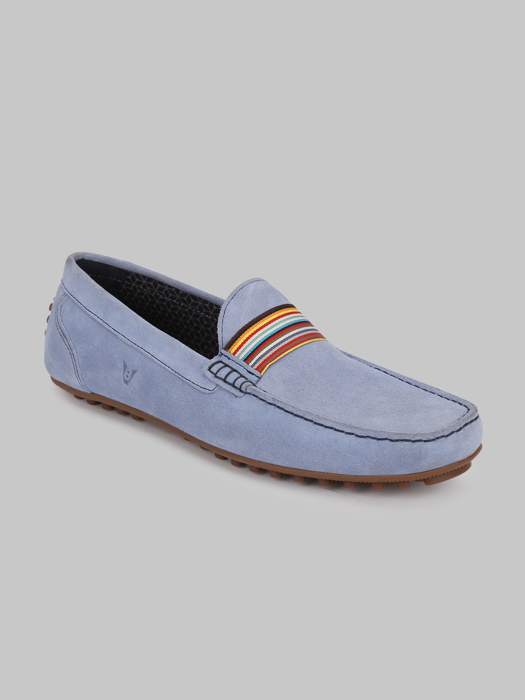 

V8 by Ruosh Men Blue Textured Loafers