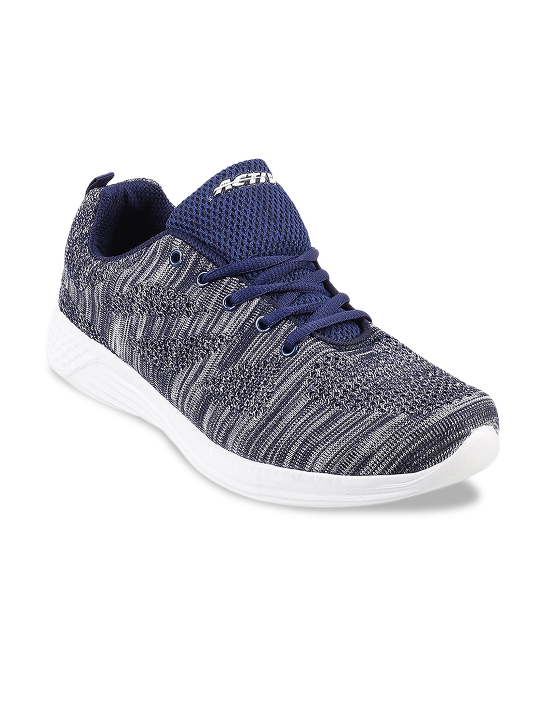 

WALKWAY by Metro Men Blue Woven Design Sneakers