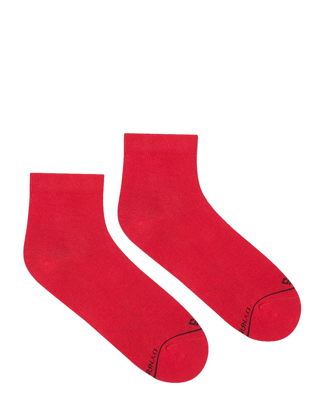 

Dynamocks Men Red Solid Above Ankle-Length Socks
