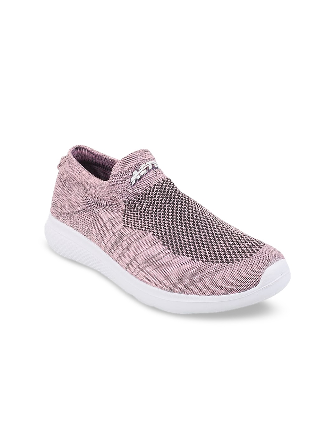 

WALKWAY by Metro Women Grey Textured Slip-On Sneakers