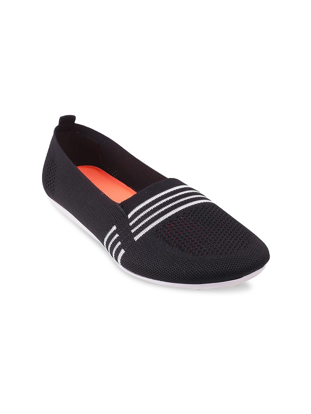 

WALKWAY by Metro Women Black Striped Slip-On Sneakers