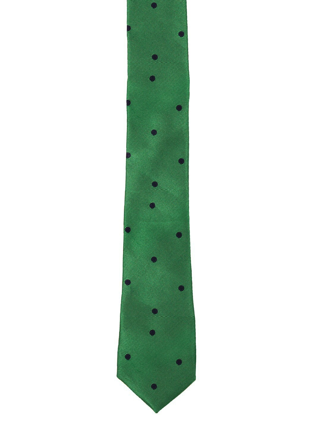 

Blacksmith Green & Navy Blue Printed Skinny Tie