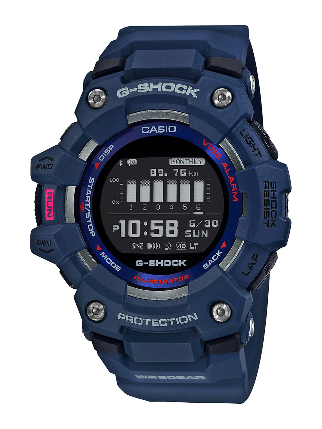 

CASIO Men Blue Digital Smart Watch - G1041