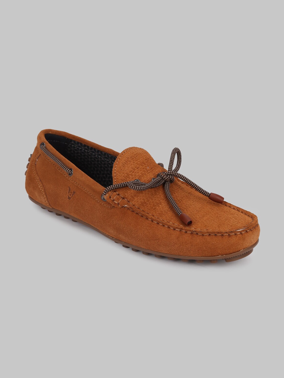 

V8 by Ruosh Men Tan Textured Loafers