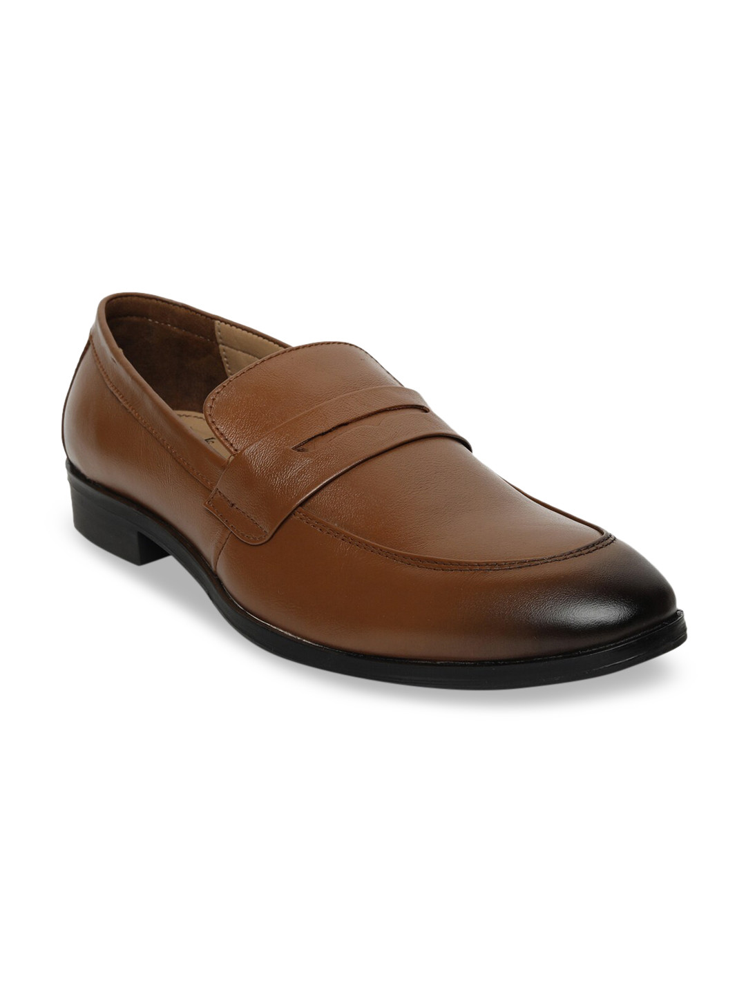 

LOUIS STITCH Men Russet Tan Mocassins Italian Leather Formal Shoes
