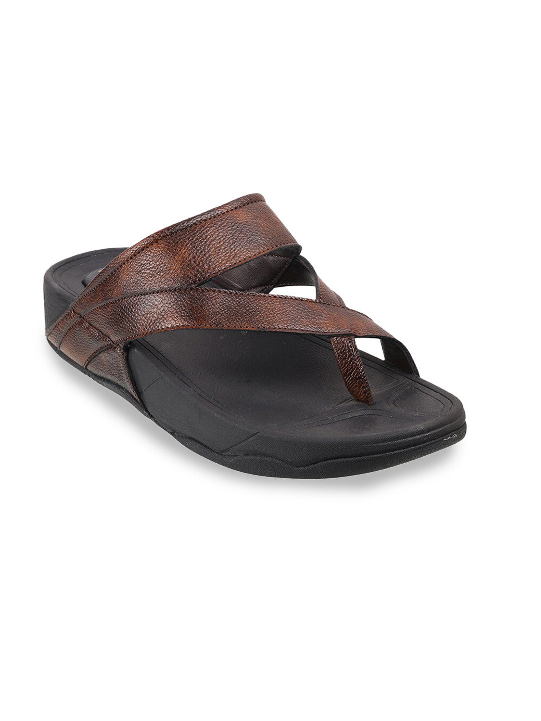 

WALKWAY by Metro Men Brown Comfort Sandals