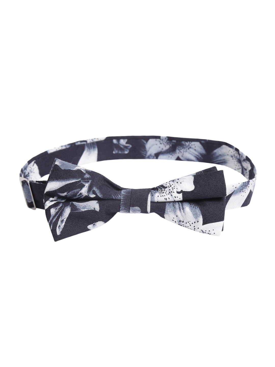 

Bruun & Stengade Navy Blue & White Printed Bow Tie
