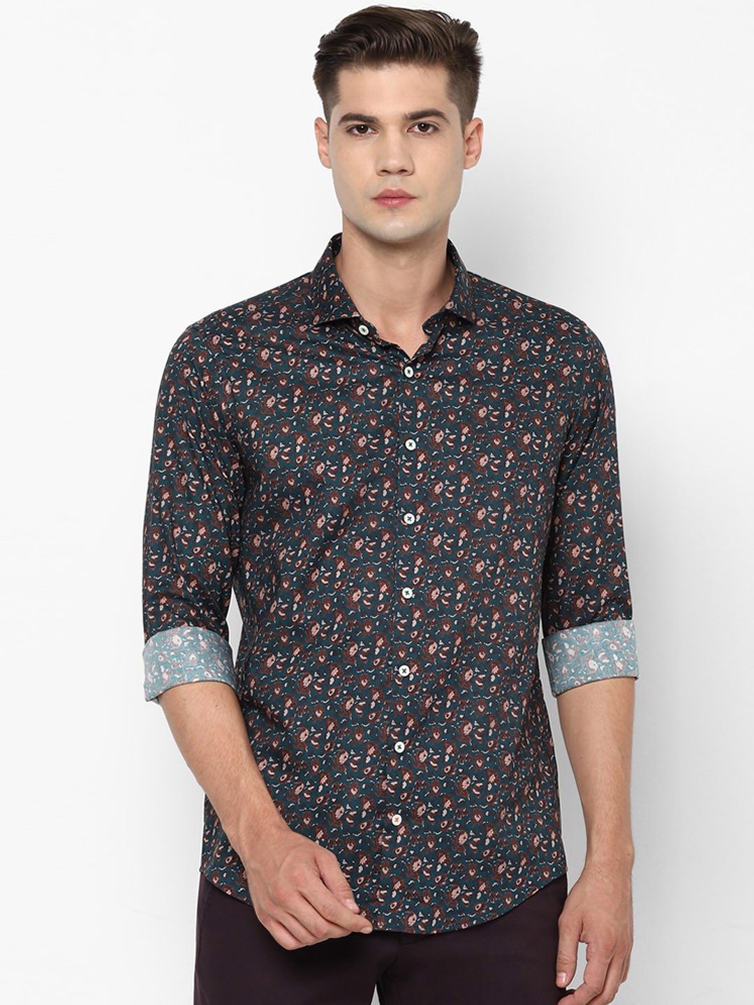

SIMON CARTER LONDON Men Multicoloured Slim Fit Printed Casual Shirt, Multi