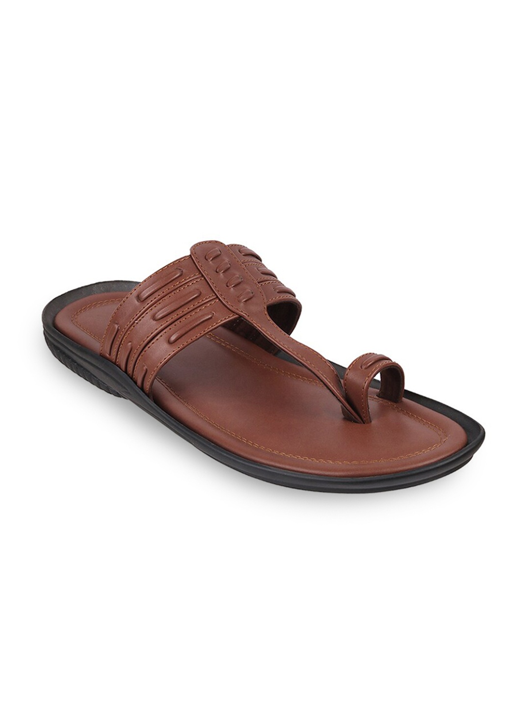 

WALKWAY by Metro Men Tan Comfort Sandals, Brown