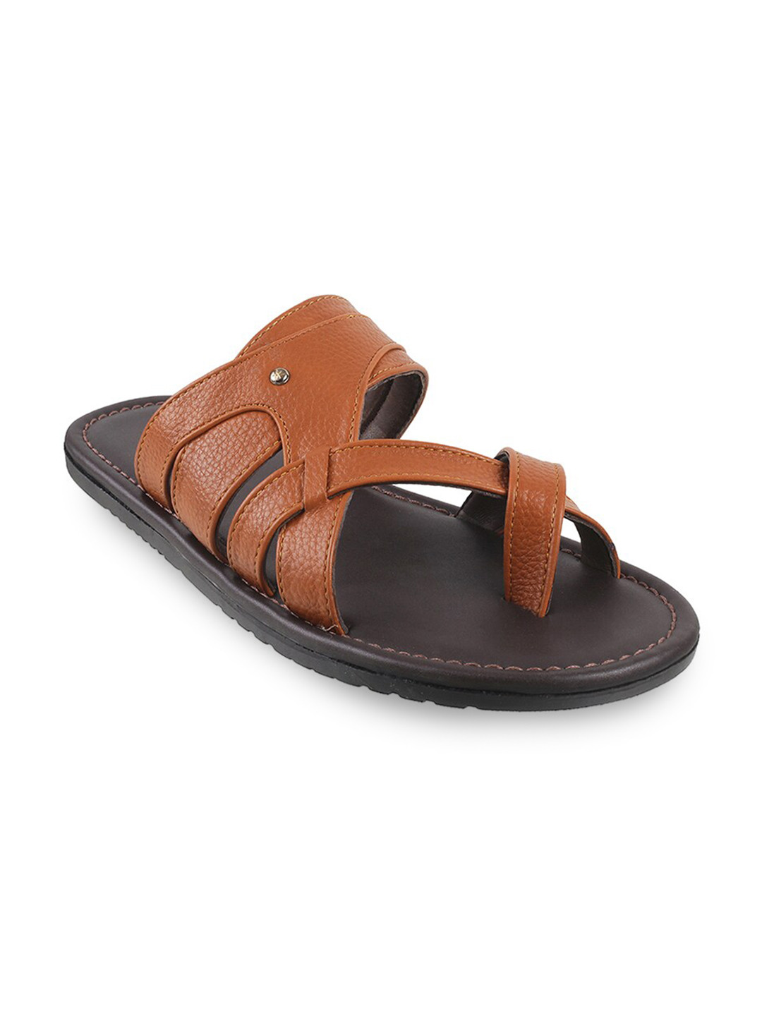 

WALKWAY by Metro Men Tan Brown Comfort Sandals
