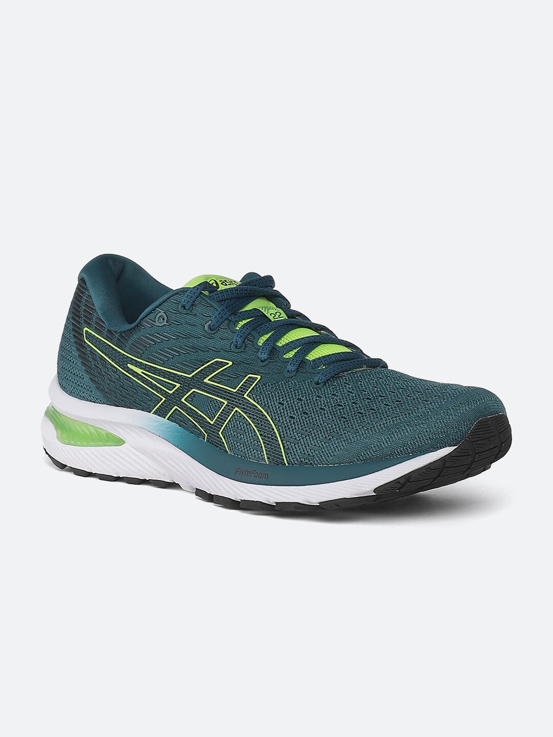 

ASICS Men Teal Synthetic Track Running Shoes GEL-Cumulus 22