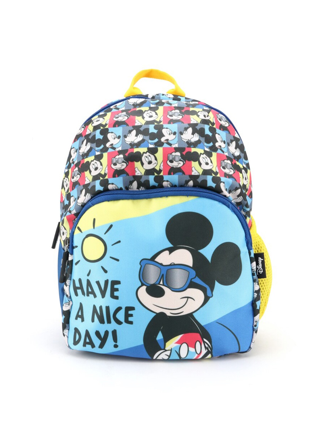 

Disney Unisex Kids Blue & Black Mickey Printed Backpack