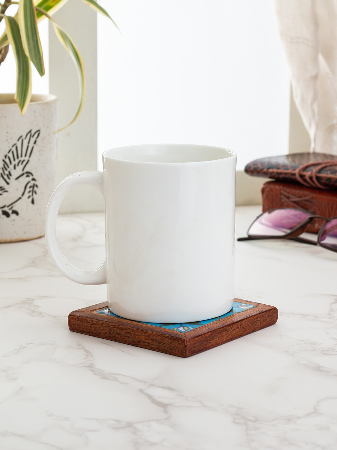 

CLAY CRAFT White Solid Ceramic Mug
