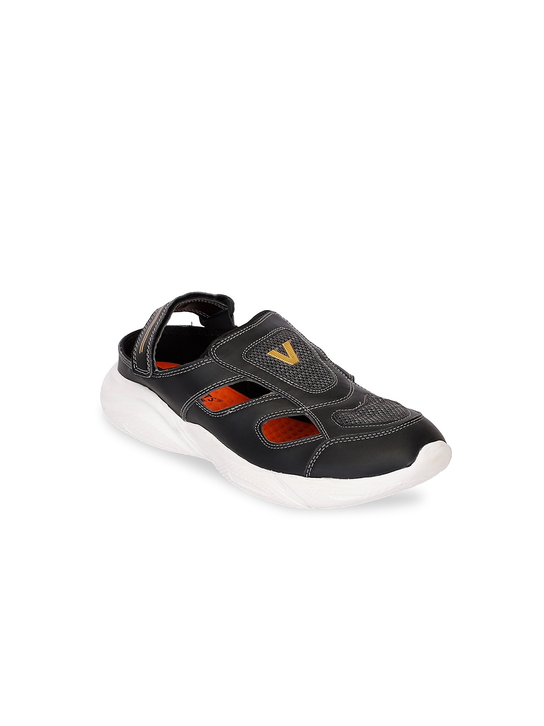 

OFF LIMITS Men Black Shoe-Style Sandals
