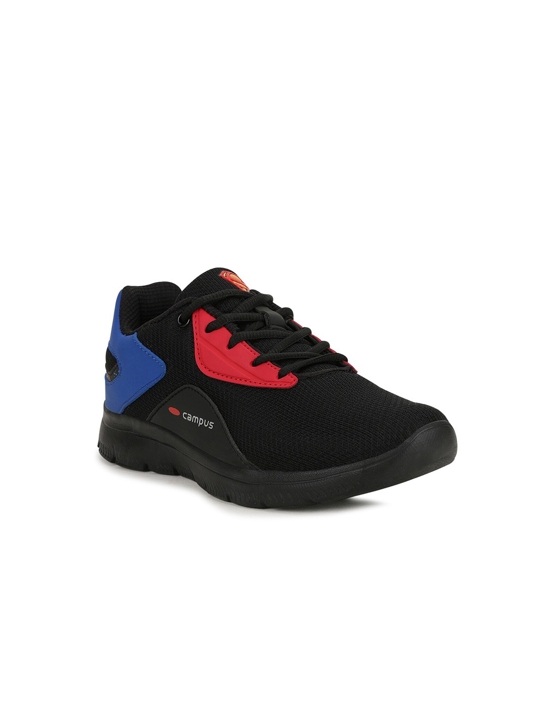 

Campus Unisex Kids Black Mesh Running Shoes