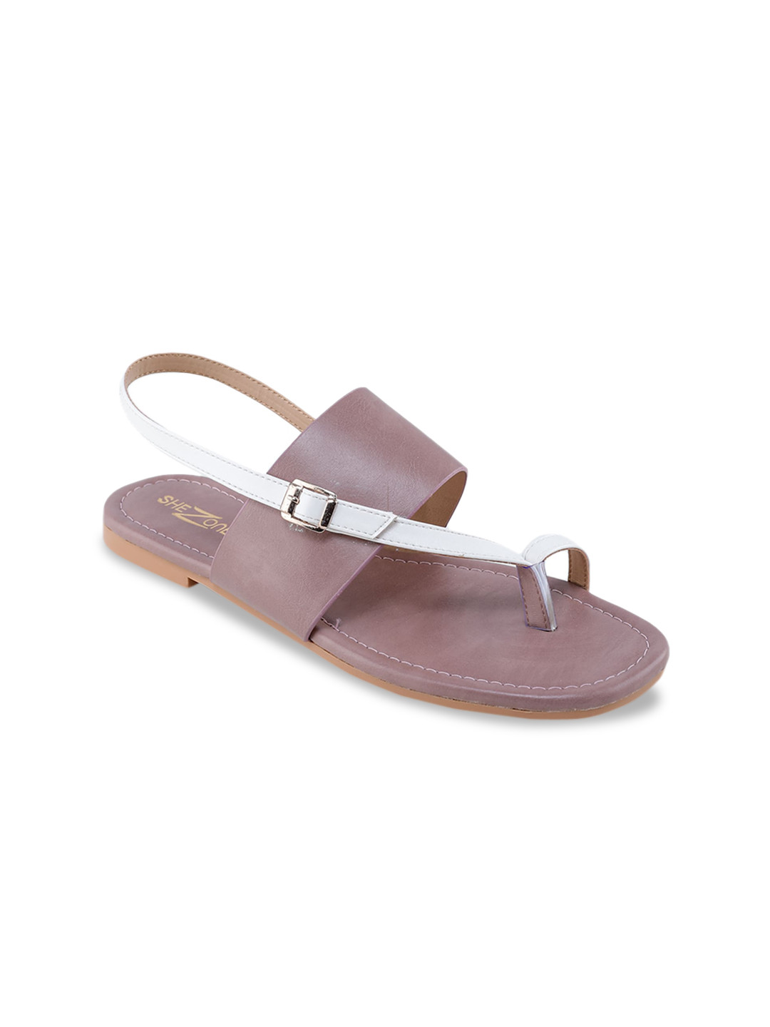 

Shezone Women Mauve One Toe Flats