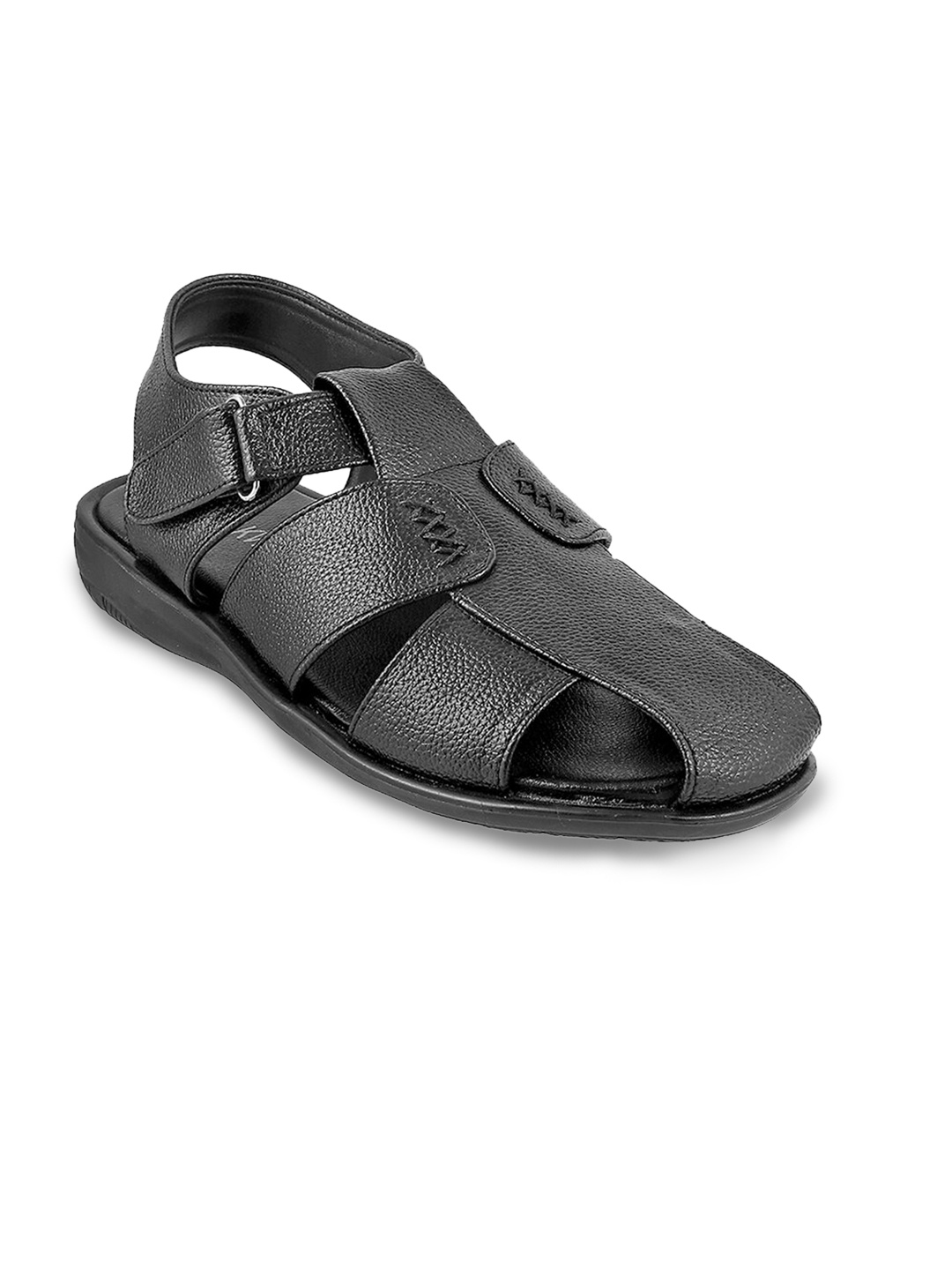 

WALKWAY by Metro Men Black Fisherman Sandals
