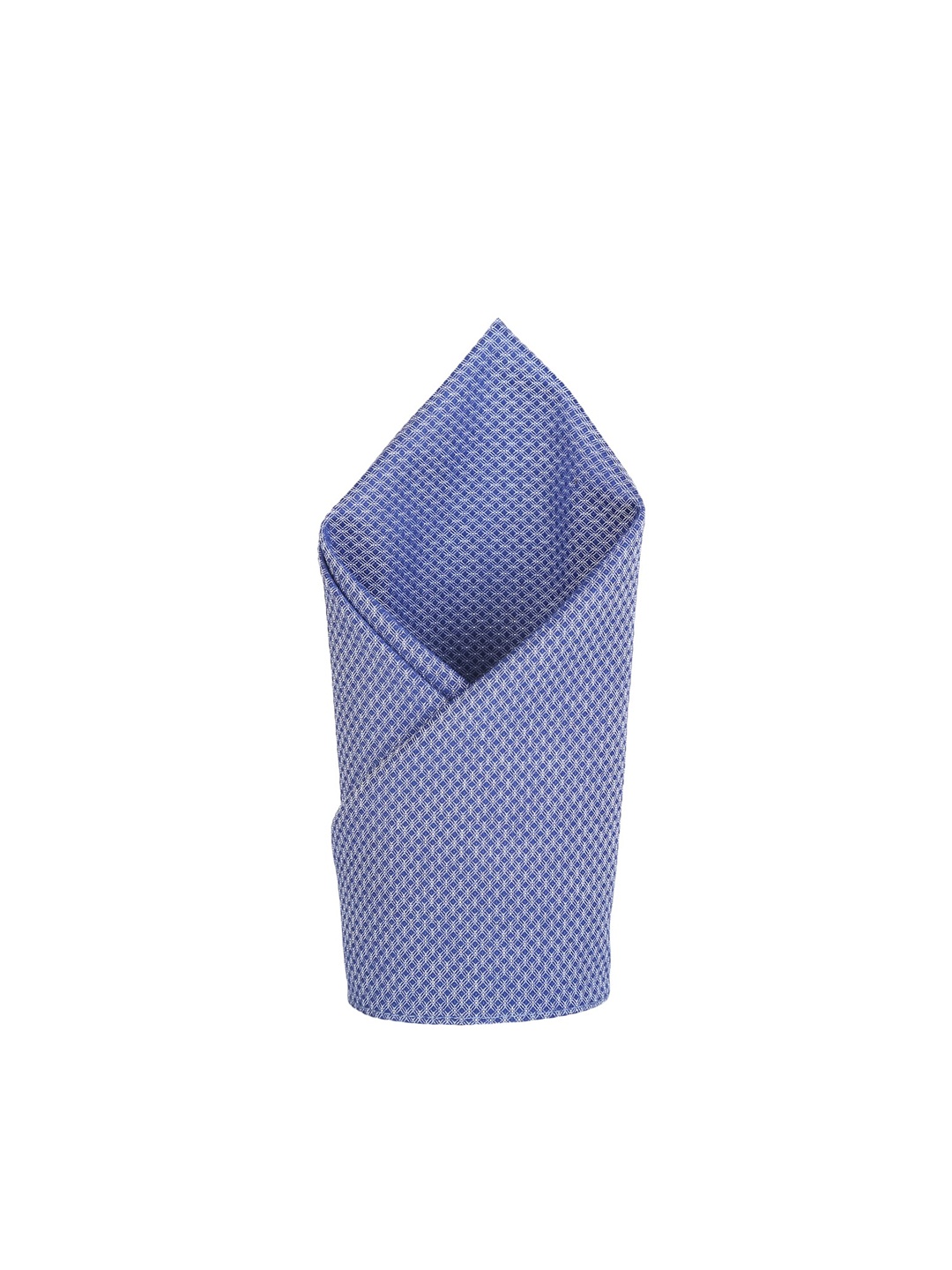

Bruun & Stengade Men Blue & White Printed Cotton Pocket Square